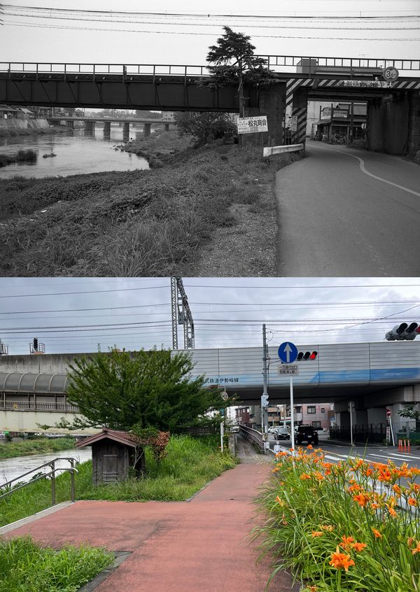 元荒川・東武線鉄橋の今昔