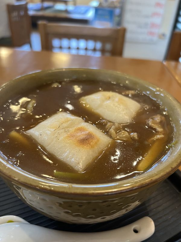 朝日屋のカレーうどん