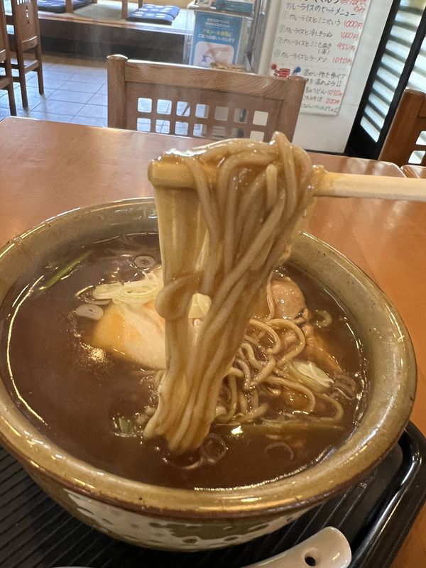 朝日屋のカレーそば