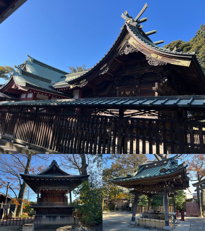 越谷久伊豆神社の文化財