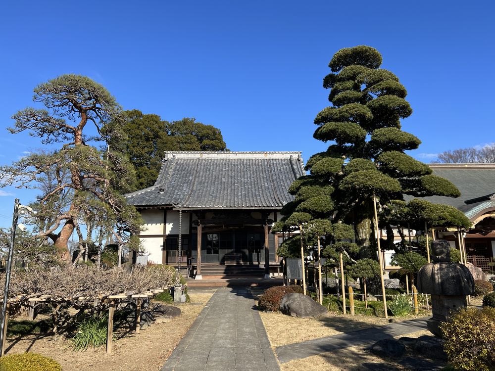 徳川家康ゆかりの寺・越谷市増林の林泉寺を訪ねた。
