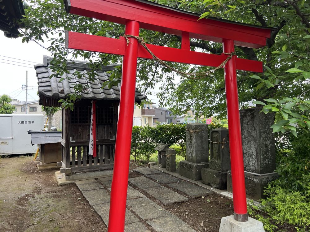 大道香取神社の庚申塔群
